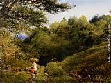 John Linnell A Surrey Glade painting